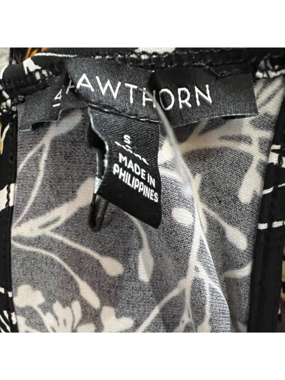 41 Hawthorn Floral Print Jersey Jumpsuit Black White Size Small Petite NWT - Picture 10 of 13